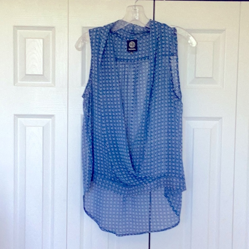 Bobeau Sleeveless Hi Low Blouse